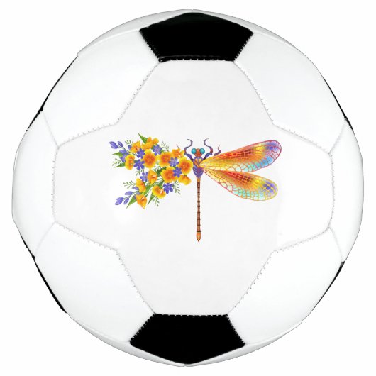 イエローフラワートンボ サッカーボール (正面)