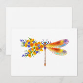 イエローフラワートンボ シーズンカード (正面/裏面)