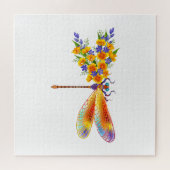 イエローフラワートンボ ジグソーパズル (横)