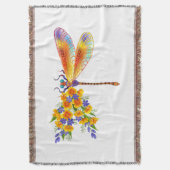 イエローフラワートンボ スローブランケット (正面縦)