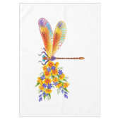 イエローフラワートンボ テーブルクロス (正面)