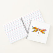 イエローフラワートンボ ノートブック (内部)