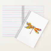 イエローフラワートンボ ノートブック (内側)