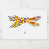 イエローフラワートンボ フードラベル (シングルラベル)