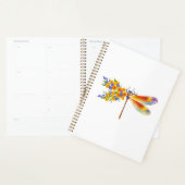 イエローフラワートンボ プランナー手帳 (ディスプレー)