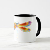 イエローフラワートンボ マグカップ (正面右)