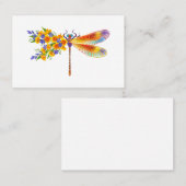 イエローフラワートンボ 名刺 (正面/裏面)