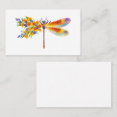 イエローフラワートンボ 名刺 (正面/裏面)