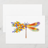 イエローフラワートンボ 案内状 (正面/裏面)