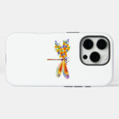 イエローフラワートンボ Case-Mate iPhoneケース (裏面 (横))