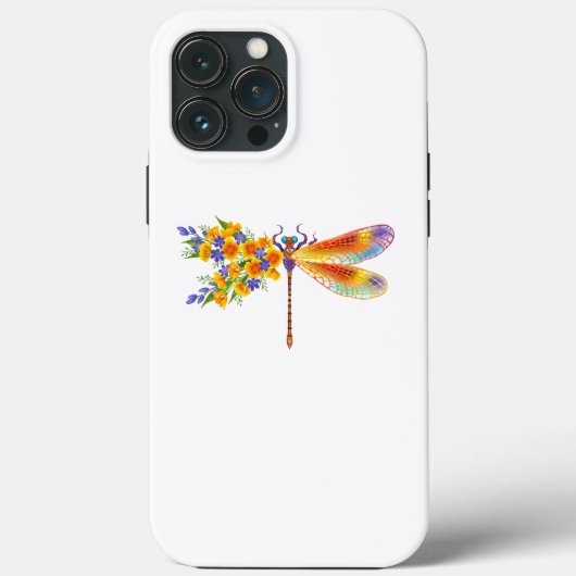 イエローフラワートンボ Case-Mate iPhoneケース (裏面)