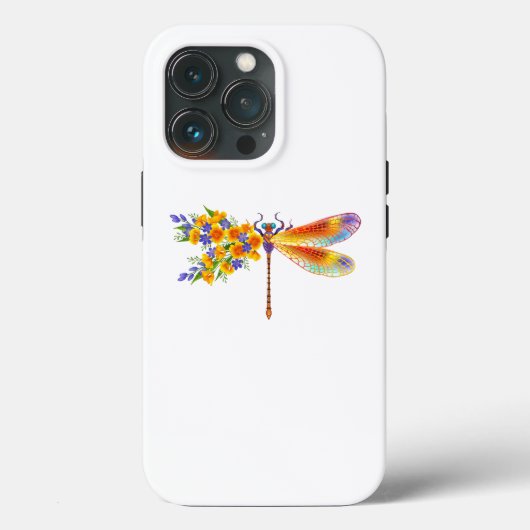 イエローフラワートンボ Case-Mate iPhoneケース (裏面)