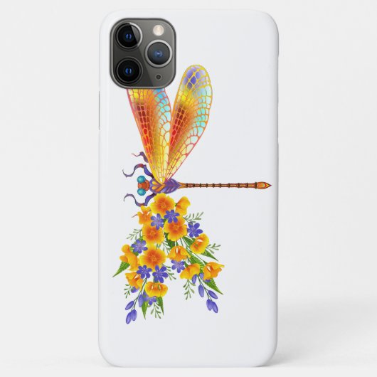 イエローフラワートンボ Case-Mate iPhoneケース (裏面)