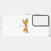 イエローフラワートンボ SAMSUNG GALAXYケース (左側面)