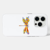 イエローフラワードラゴンフライ Case-Mate iPhoneケース (裏面 (横))