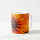 イエローフラワーフォトクラシックジョグ コーヒーマグカップ (正面右)