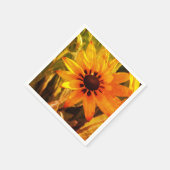 イエローフラワーフォト紙ナプキンス スタンダードカクテルナプキン (角)