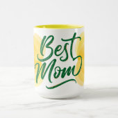 イエローフラワーマザーズデイコーヒーカップ マグカップ (中央)