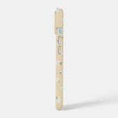 イエローフラワー携帯ケース iPhone 15ケース (左側面)