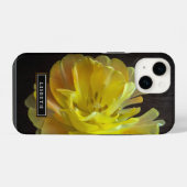 イエローフラワー フローラル iPhoneケース iPhone 14ケース (裏面横)