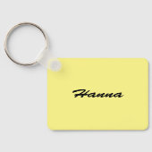 イエローフランギパニ キーホルダー (裏面)