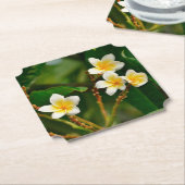 イエローフランギパニ ペーパーコースター (アングル)