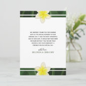 イエローフランギ結婚パニプルメリアサンキューカード サンキューカード (スタンド正面)