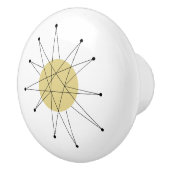 イエローフランシスコスターバストミッドセンチュリーモダン セラミックノブ (右)