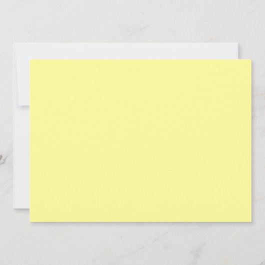 イエローフラ結婚リッシュサンキューカード 招待状 (裏面)