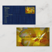 イエローフリーシアデジタル操作 名刺 (正面/裏面)