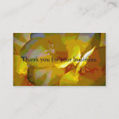 イエローフリーシアデジタル操作 名刺 (裏面)