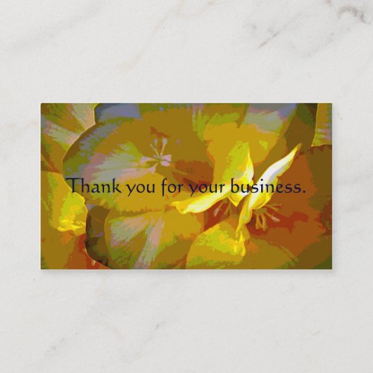 イエローフリーシアデジタル操作 名刺 (裏面)