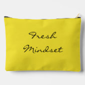 イエローフレッシュレモン水カラーイラストレーション アクセサリーポーチ (裏面)