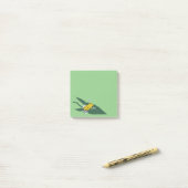 イエローフロッググリーンリーフ ポストイット (デスク上)
