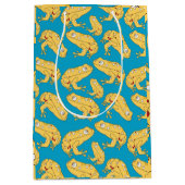 イエローフロッグ漫画 ミディアムペーパーバッグ (正面)