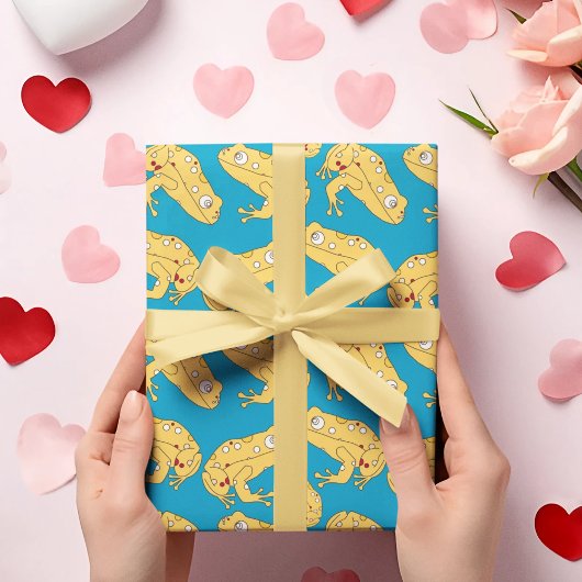 イエローフロッグ漫画 ラッピングペーパー