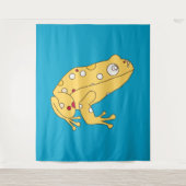 イエローフロッグ タペストリー (正面)