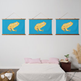 イエローフロッグ 吊り下げ型タペストリー