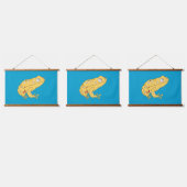 イエローフロッグ 吊り下げ型タペストリー (トリプル)