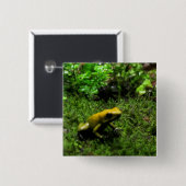 イエローフロッグ 缶バッジ (正面&裏面)