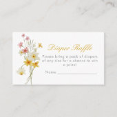 イエローフローラおむつラッフルチケット春 エンクロージャーカード (正面)