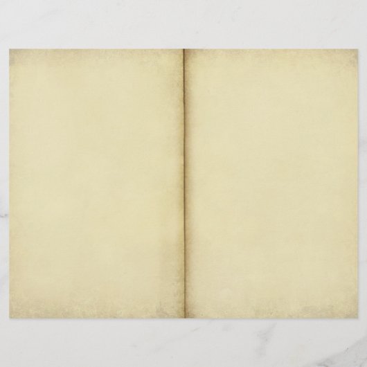 イエローフローラコラージョナルページスクラップブック紙 (裏面)