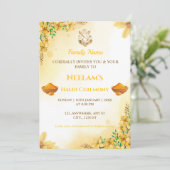 イエローフローラハルディセレモニー招待状 招待状 (スタンド正面)