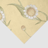 イエローフローラボーデイジーチェーンパターン 薄葉紙 (詳細)