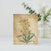 イエローフローラヴィンテージスクラップブック紙 (スタンド正面)