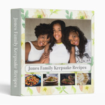 イエローフローラ数々のレシピ3リングや輪バインダー