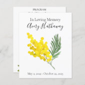 イエローフローラ明るい葬儀記念事業 (正面/裏面)