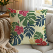 イエローフローラ熱帯装飾用クッション クッション