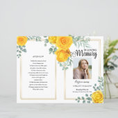 イエローフローラ葬儀番組テンプレート (スタンド正面)