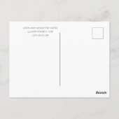 イエローブラウンサンフラワーズフォトハウスニューアドレス ポストカード (裏面)